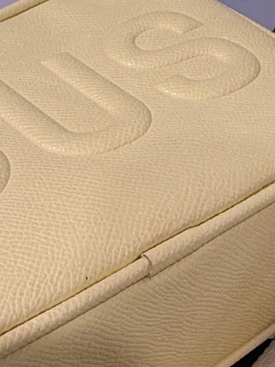 TOUS La Rue Reporter Yellow Logo Crossbody Camera Bag - Picture 16 of 17